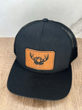 Trucker Leather Patch Hats