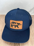 Trucker Leather Patch Hats