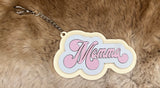 Personalized "Mom" Keychain